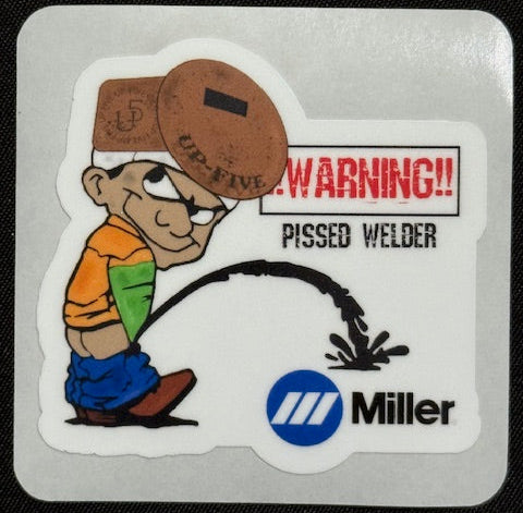 PEEING MILLER STICKER