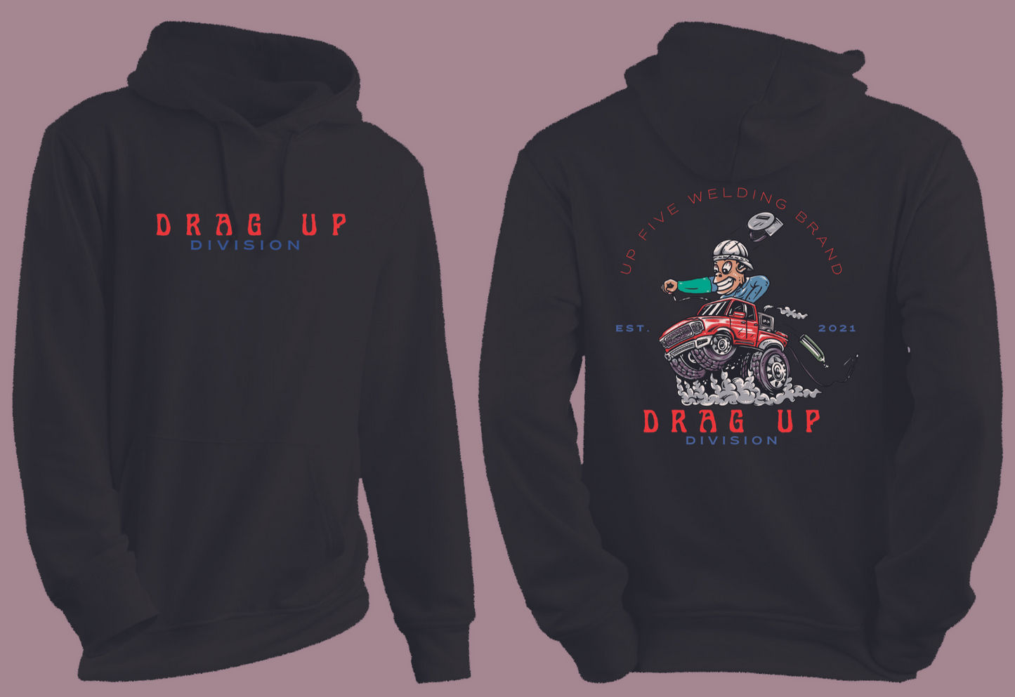 DRAG UP DIVISION BLACK HOODIE