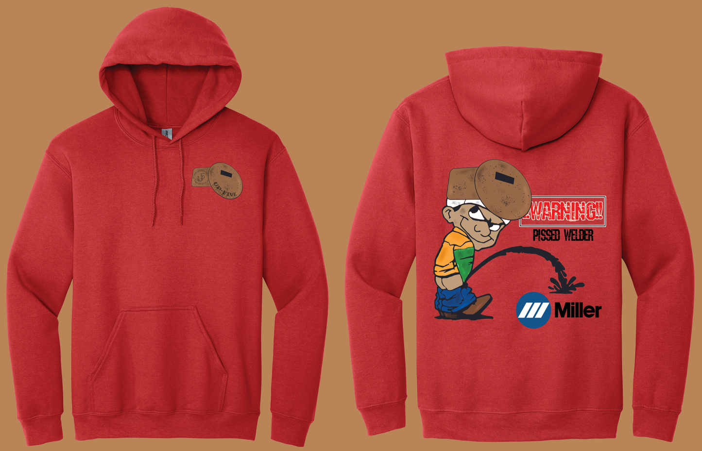 LINCOLN RED HOODIE